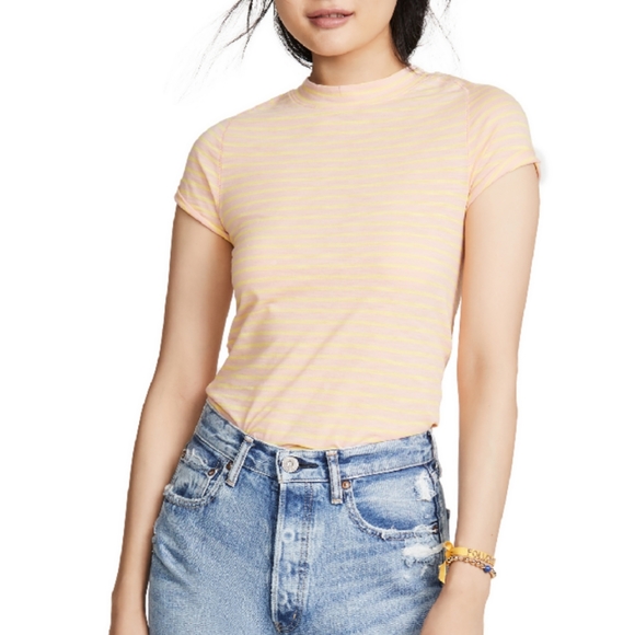 FREE PEOPLE We The Free Night Sky Striped Tee - Picture 5 of 11